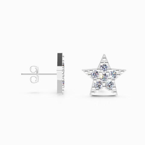star earrings