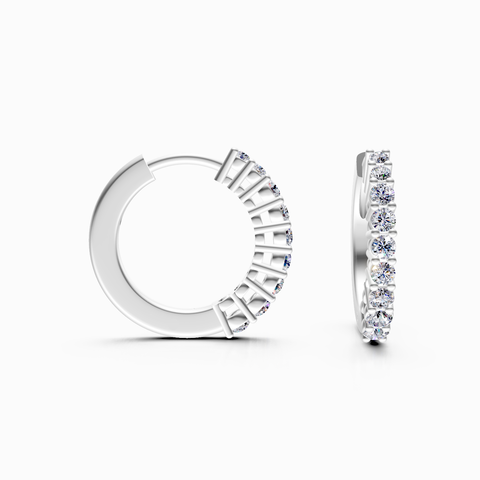 huggie hoop earrings