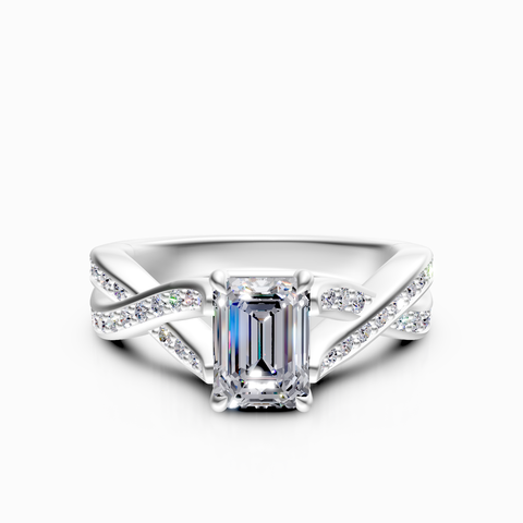 split shank engagement ring