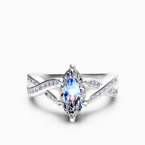 split shank engagement ring