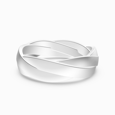 braided wedding ring