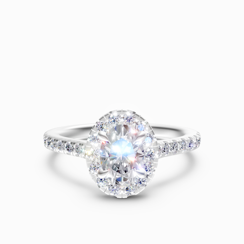 oval cut engagement ring