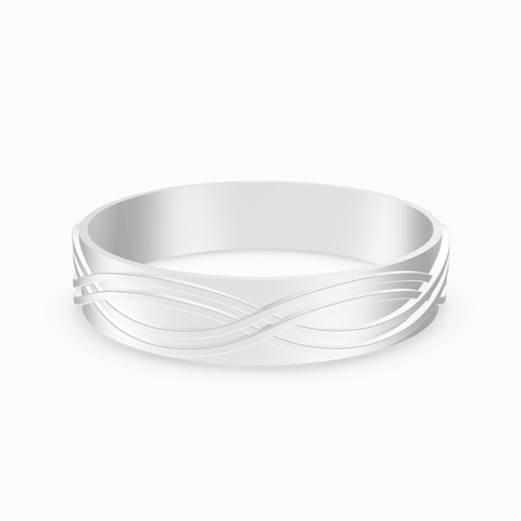 braided wedding ring for men