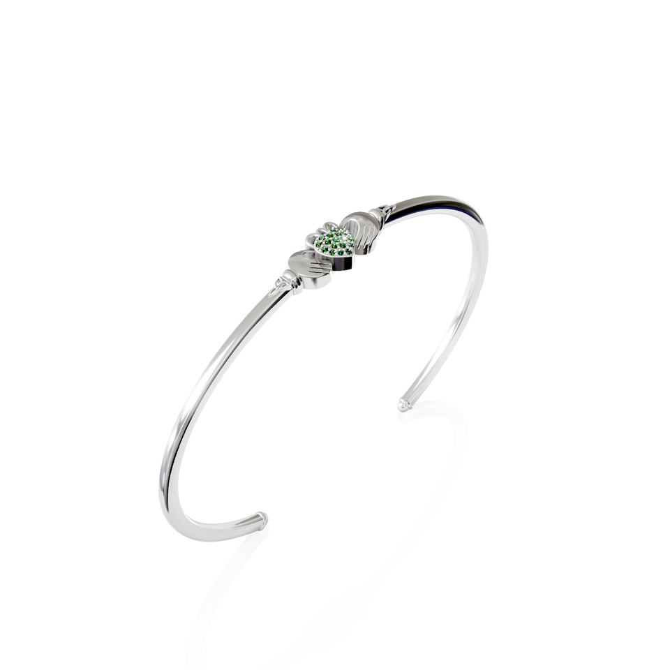 claddagh cuff bracelet
