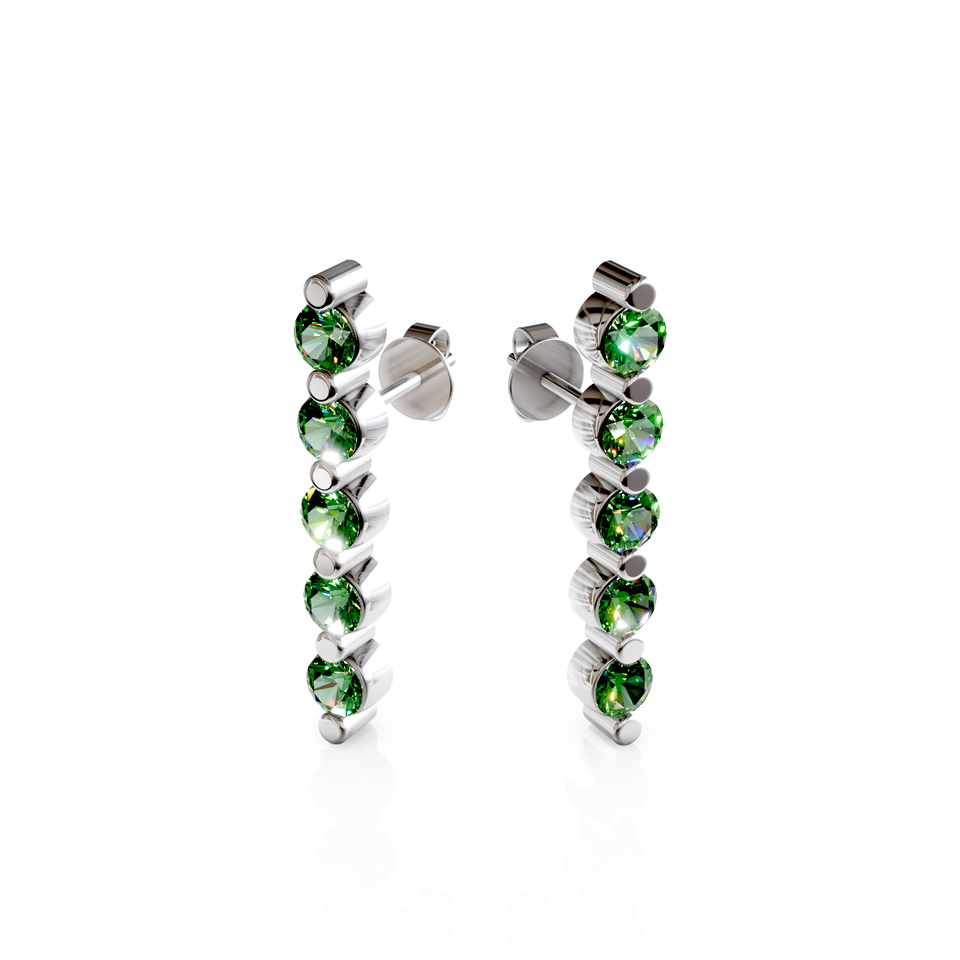 bar stud earrings