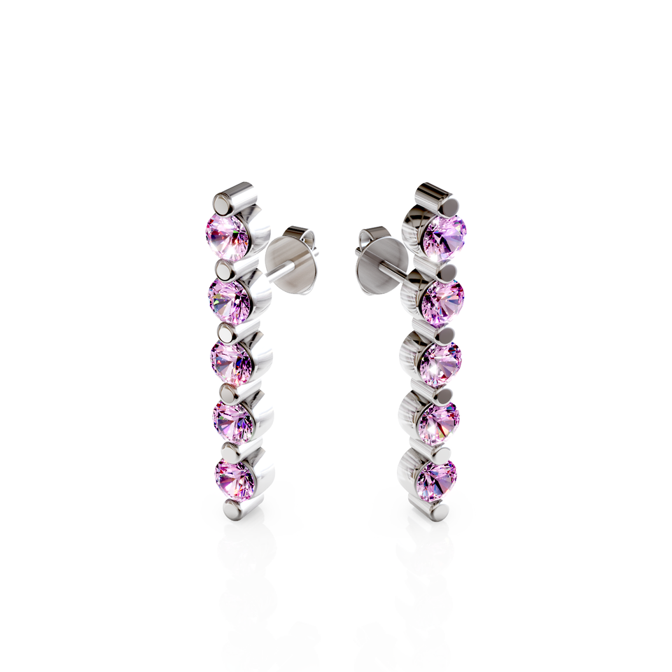 bar stud earrings