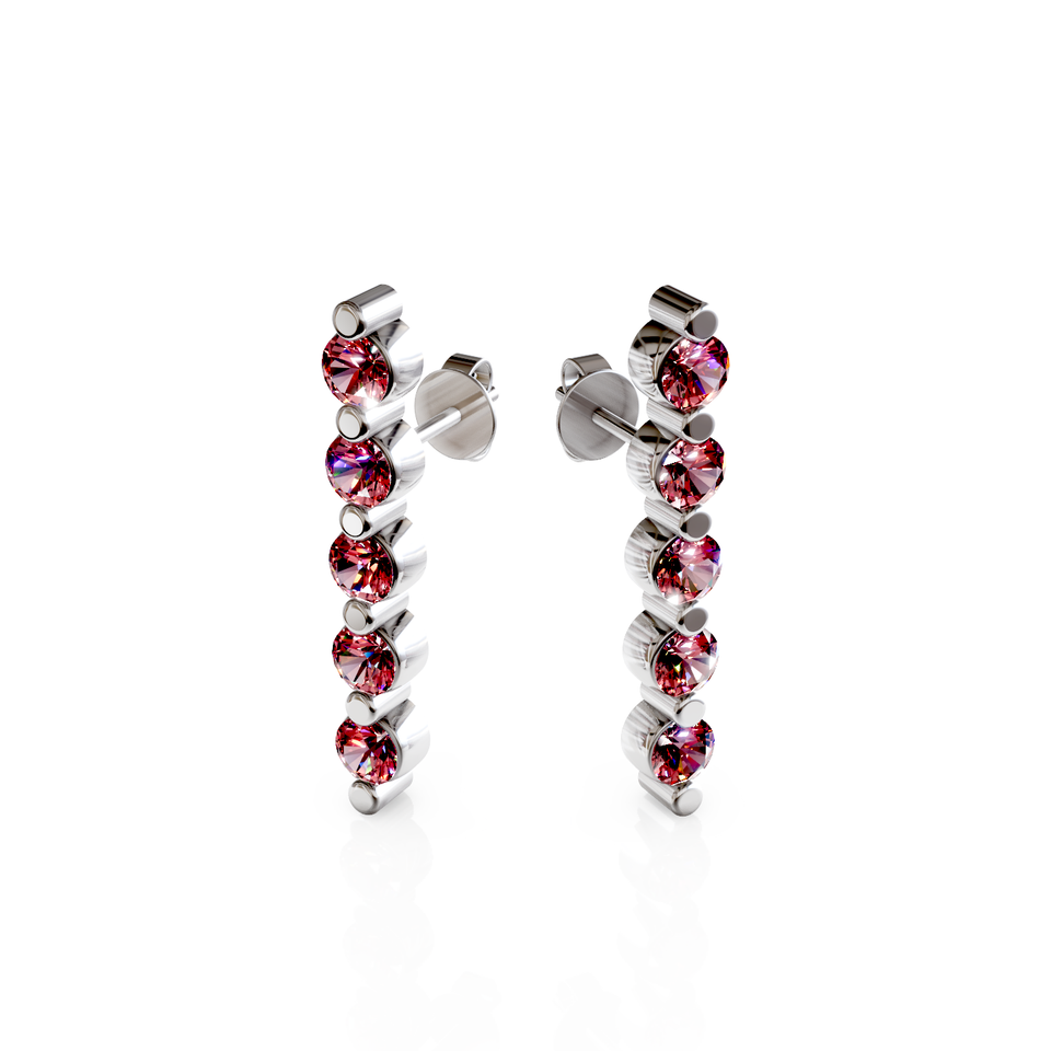 bar stud earrings