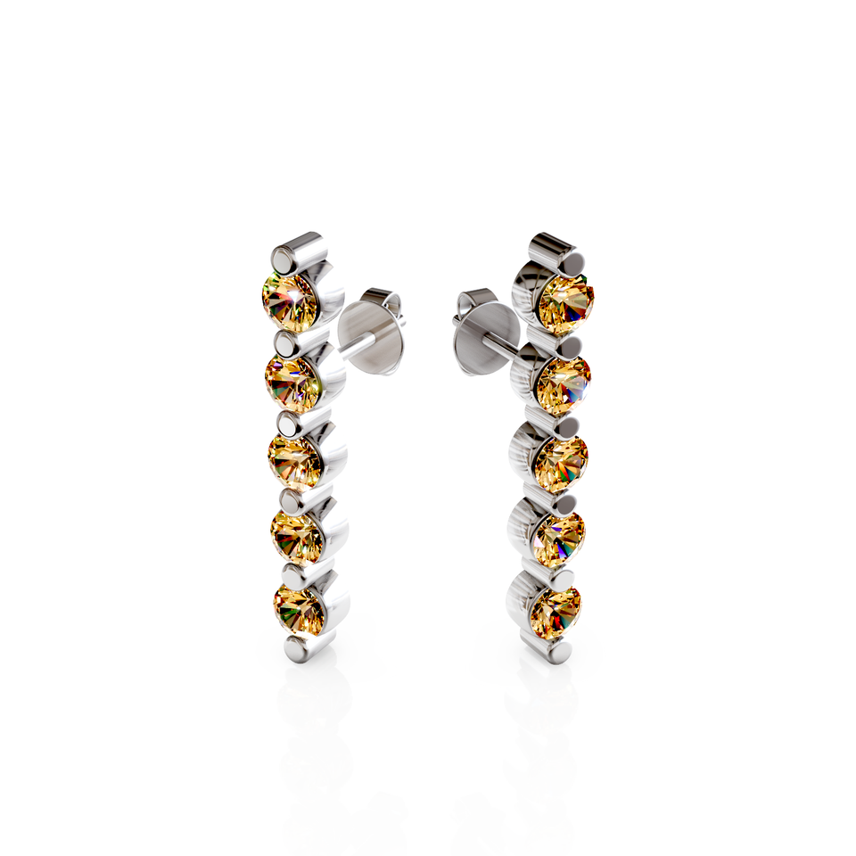bar stud earrings