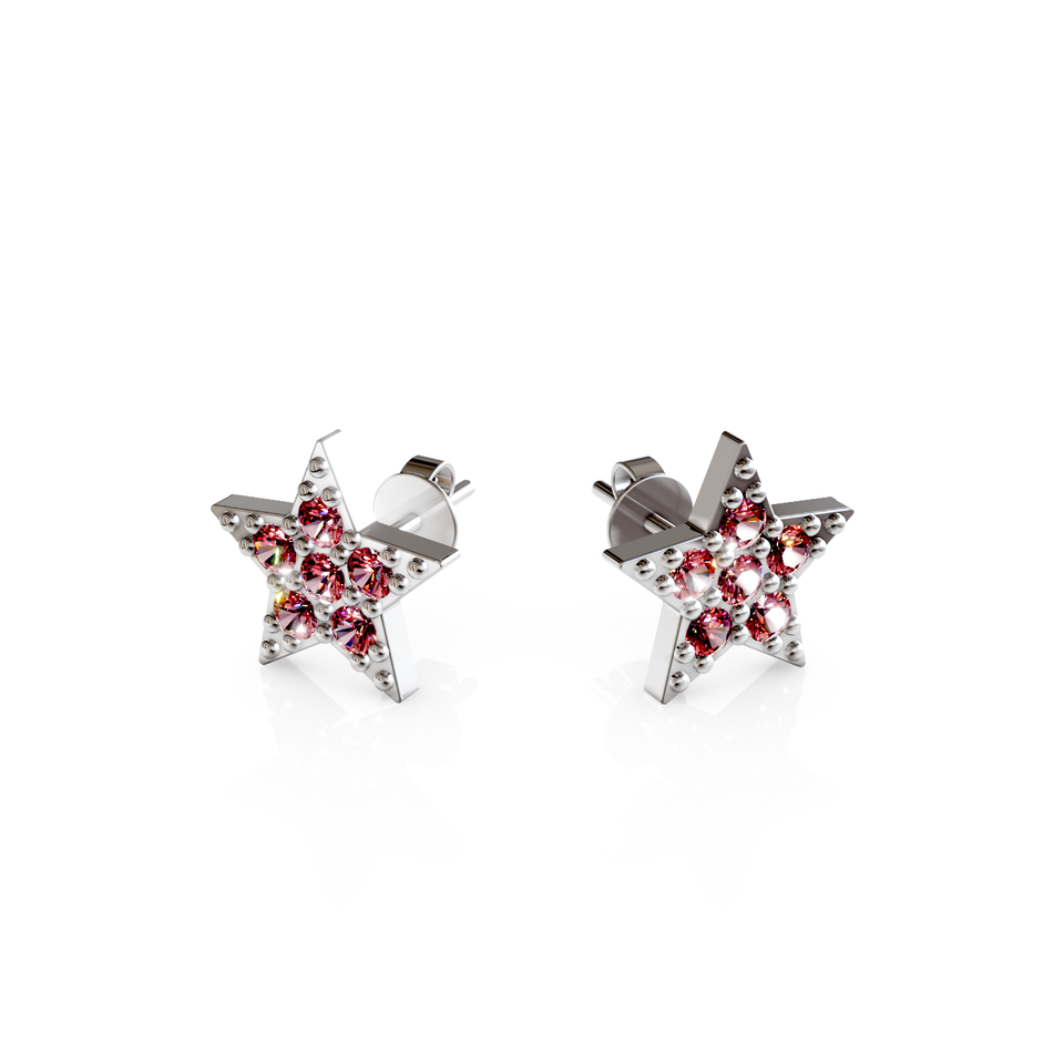 star earrings