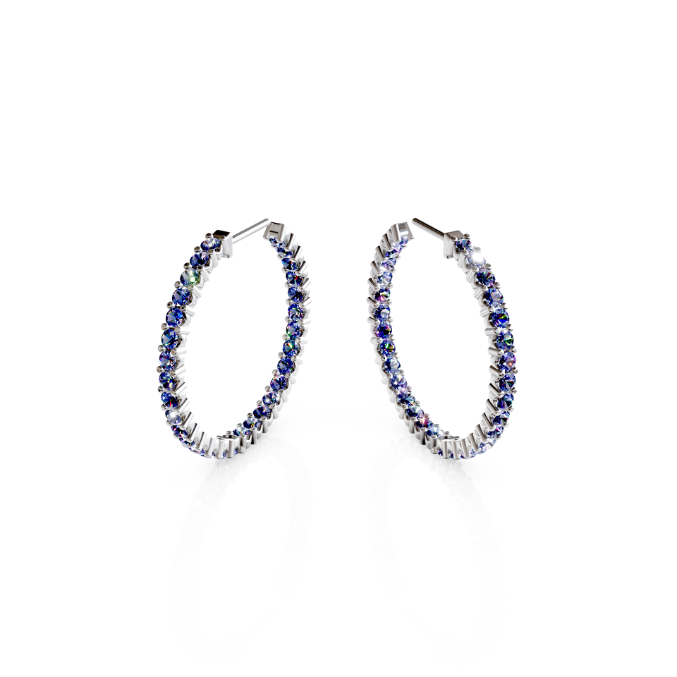 inside-out hoop earrings