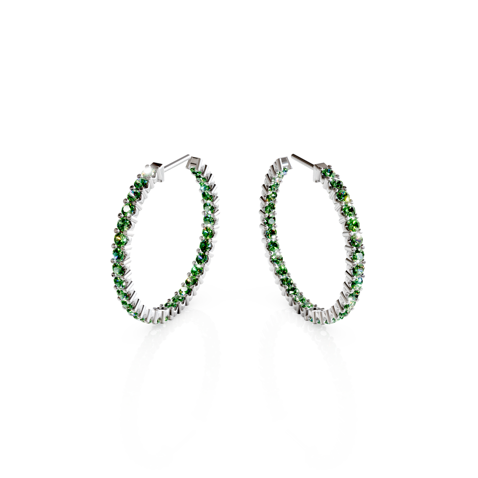 inside-out hoop earrings