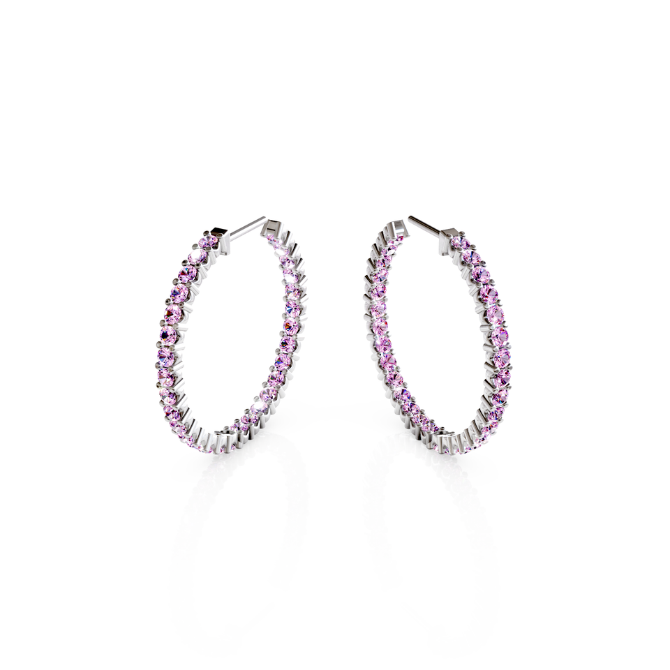 inside-out hoop earrings