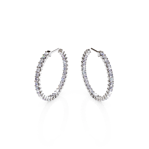 inside-out hoop earrings