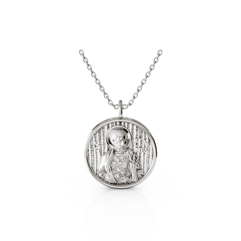 saint james religious pendant