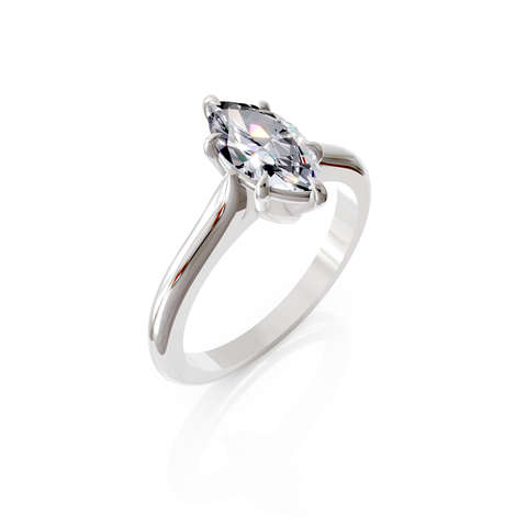 marquise cut engagement ring