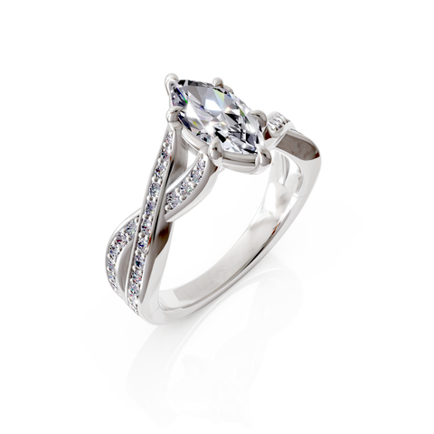 split shank engagement ring