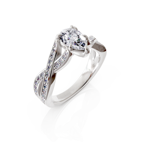 split shank engagement ring