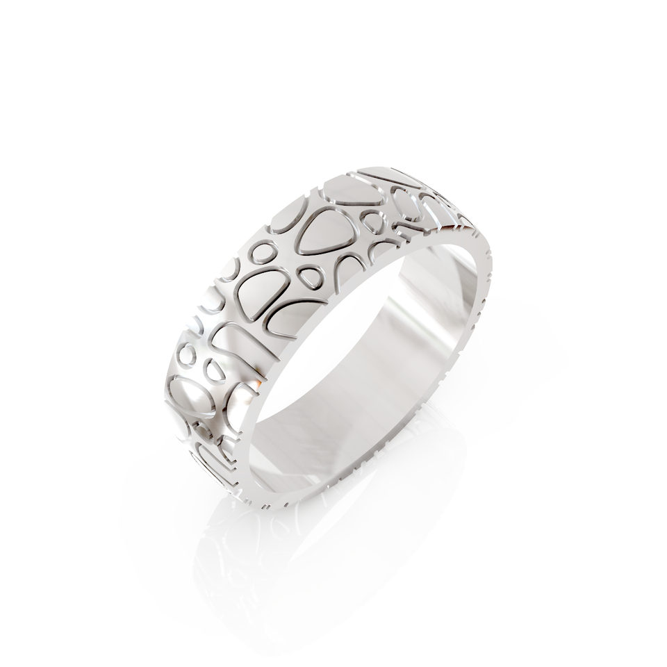 pebble pattern ring