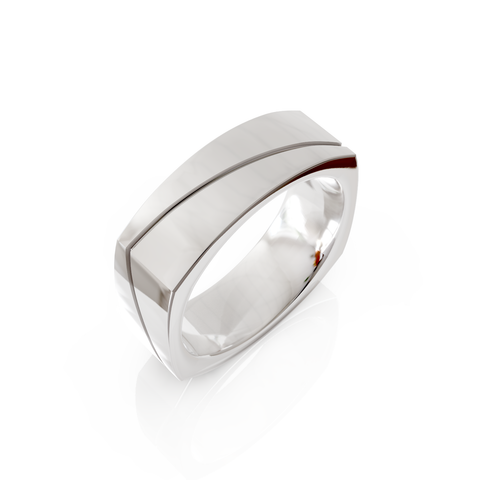 square wedding ring