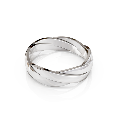 braided wedding ring