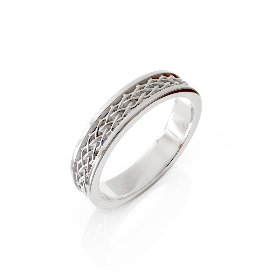 men's celtic braid ring