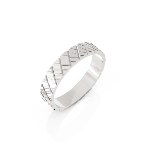 braided wedding ring for men